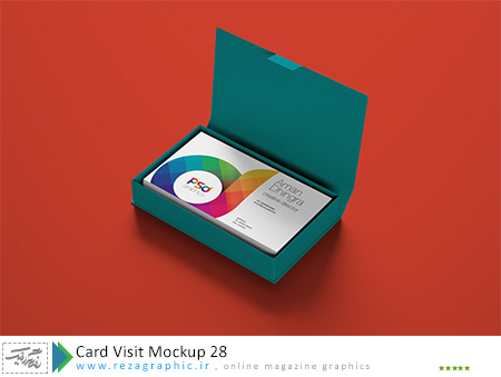 طرح لایه باز پیش نمایش کارت ویزیت – Card Visit Mockup 28|رضاگرافیک